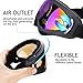 Outgeek Ski Goggles, 2-Pack Skate Glasses with UV 400 Protection Windproof and Dustproof for Snowboard Motorcycle Bicycle