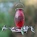 Perky-Pet Red Hobnail Vintage Glass Hummingbird Feeder 8130-2
