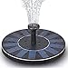 Tranmix Solar Bird Bath Fountain Pump Floating Bird Bath Fountain Water Pumps Kit Outdoor Birdbath Fountains