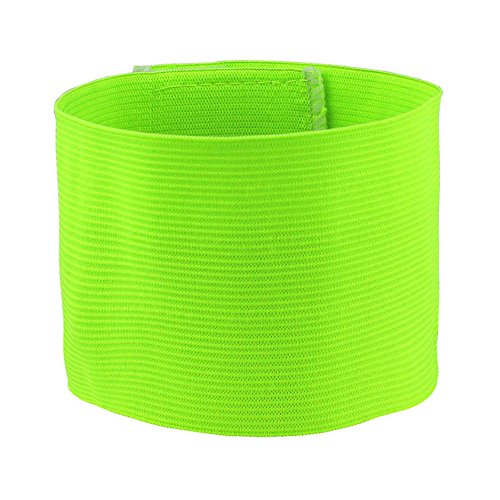 1PCS RUNSTAR Professional Football Soccer Captain Armband Player Arm Band Adjustable Color Green