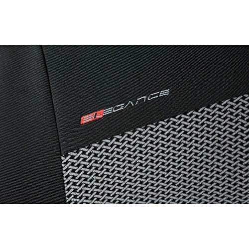 Saferide | Universele grijze stoelhoezen complete set stoelhoes voor auto stoelbeschermer set beschermhoezen autostoel… - Afbeelding 7