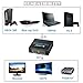 eSynic Portable 4K/30HZ HDMI Splitter Plug&Play 2 Way HDMI Splitter 1 in 2 Out [Only Mirror No Extend Mode] Support HDMI 1.4 Version With Metal Shell for HDTV PS4 Blu-ray Player Laptop Gaming Consoles