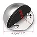 Sumnacon Floor Door Stopper, 10 Pcs Stainless Steel Door Stopper with Rubber Bumper-Contemporary Safety Floor Mounted Doorstop with Hardware Screws, Heavy Duty Home Commercial Floor Door Stop