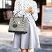 OCT 17 Lady Women Lock Faux Leather Tote Hobo Shoulder Bag Purse fur ball Satchel Fashion Luxury Handbag - Gray