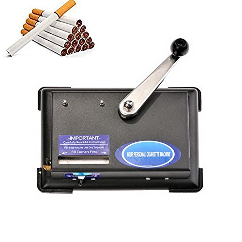Cigarette Rolling Machine - Small Manual Metal Cigarette Roller Tobacco Injector Maker Machine Cigarette Rolling Machine - Small Manual Metal Cigarette Roller Tobacco Injector Maker Machine