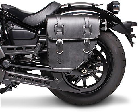 bs-motoparts Saddlebag for Harley Davidson Sportster Forty-Eight 48 (XL 1200 X) Texas Black Left