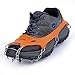 OUTAD Crampons Non-slip Shoes Cover 1 Pair 18 Teeth Claws Stainless Steel Chain Outdoor Ski Ice Snow Hiking Climbing Traction Cleats