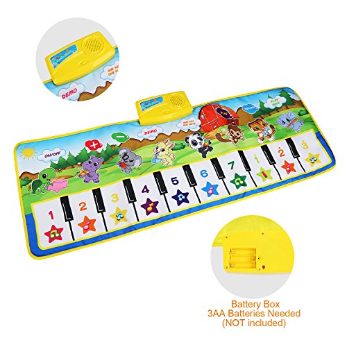 LEADSTAR Musical Mat, Piano Mat Baby Musical Game Carpet Mat Musical