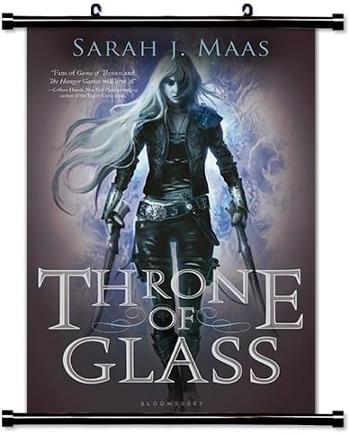 Amazon Com Throne Of Glass Sarah J Maas Fabric Wall Scroll