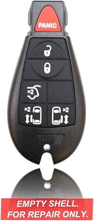 New 6btn Keyless Entry Key Fob Remote Case Only For A 2010 Dodge Grand Caravan Amazon Ca Automotive