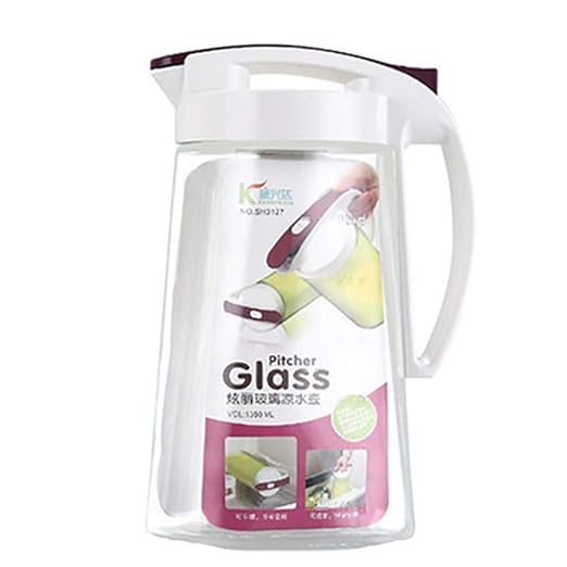 YYFZ Jarra - Doble botella de té de vidrio de borosilicato con ...