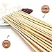 Bamboo Marshmallow Smores Roasting Sticks 30 Inch 5mm Thick Extra Long Heavy Duty Wooden Skewers, 100 Pieces. Perfect for Hot Dog Kebab Sausage Veggies 100% Biodegradable. Great Campfire Accessories primary