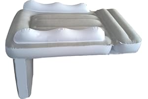 Airplane Kids Bed, Inflatable Toddler Plane Bed Travel Sleeping Fits Most Airplane Seats Car Extender