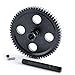 Toyoutdoorparts RC 0015 Black Metal Center Reduction Gear 62T Fit WLtoys 1/12 12428 12423