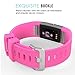 MoKo Fitbit Charge 2 Band, Soft Silicone Adjustable Replacement Sport Strap Band for Fitbit Charge 2 Heart Rate + Fitness Wristband, Wrist Length 5.70