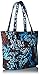 Vera Bradley Women's Cotton Vera Tote Bag, Java Floral, One Size