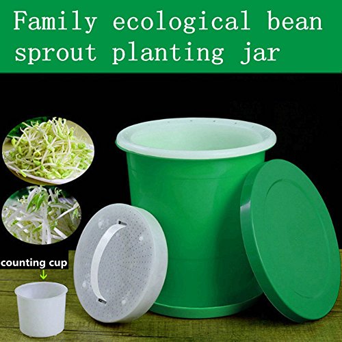 Petforu Bean Sprouts Maker Maifan Stone Sprouting Machine Vegetables Planter Pot (Small)
