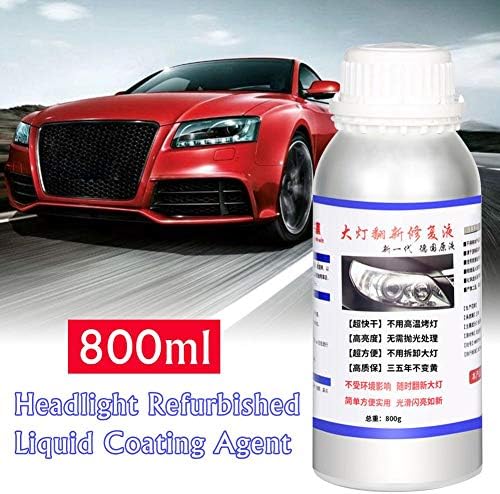 MAGONN - 800ML Car Headlight Repair Refurbishment Liquid Auto Headlight Restoration Agent Kit Scratches Lamp Renovation Agent