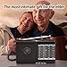 Bluevalley Portable AM FM SW Shortwave Radio with Loud Speaker and Earphone Jack. Battery Operated Compact Transistor Radios Player. Built in Rechargeable Battery. DC/AC Powered Optional.