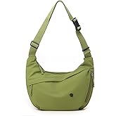 Nylon Crescent Crossbody Luna Bag for Women Men Moon Shoulder Spacious Lightweight Sling Casual Hobo Dumpling Purses