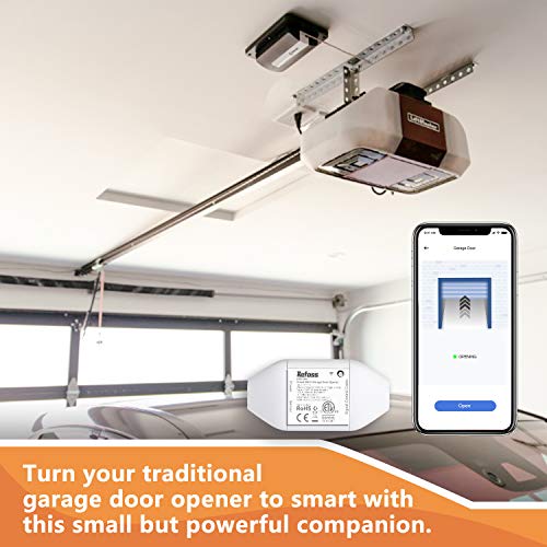 Smart WiFi Garage Door Opener, Compatible with Alexa, Google Assistant