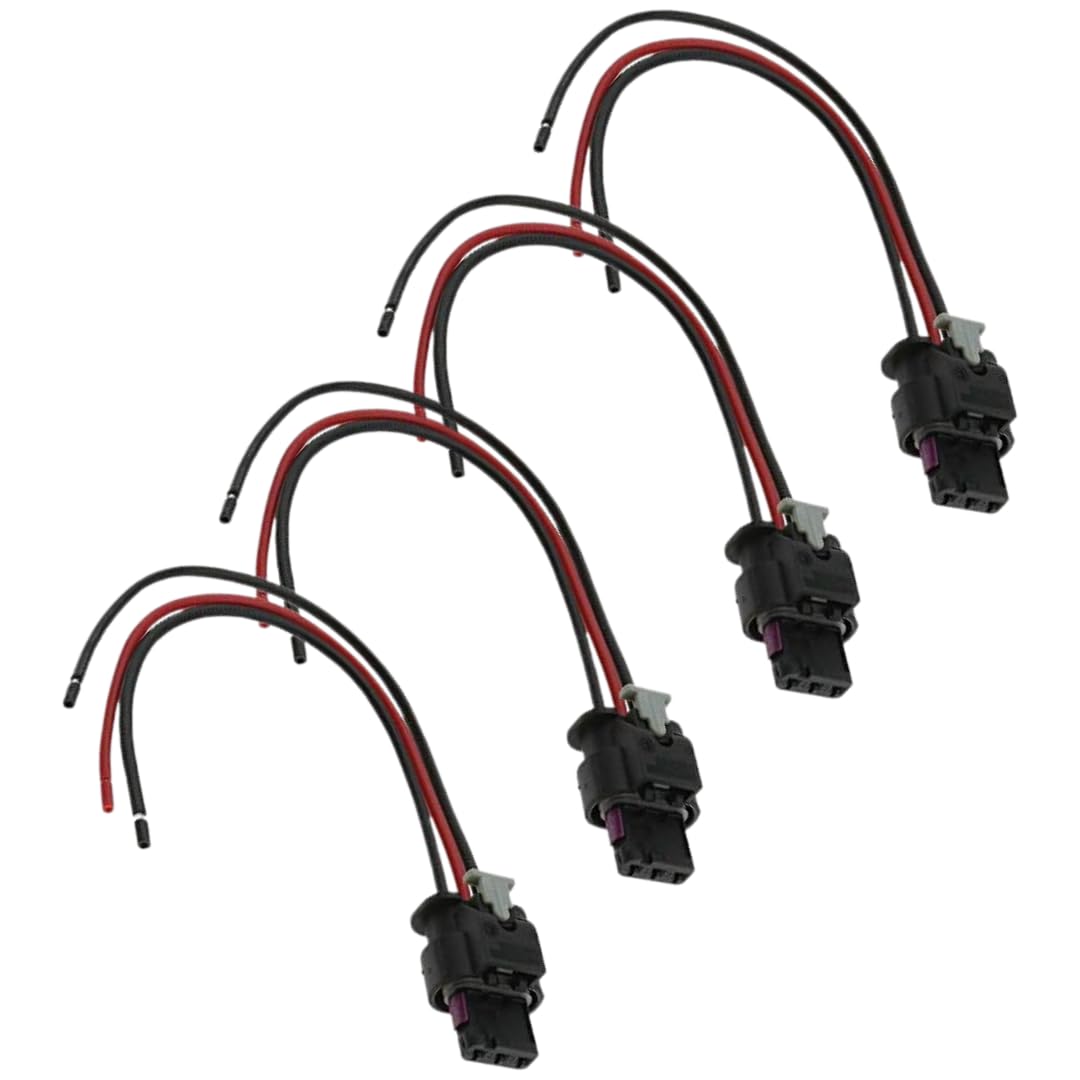 4pcs 3 Pin Parking Sensor Pigtail Plugs 4H0973703 4F0973703 for VW Audi Skoda Seat