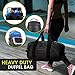 bago Waterproof Duffel Bag Backpack For Men & Women - 3 Way Duffel Backpack for Travel Camping Gear & Sports - Heavy Duty Travel Duffle Bag Backpack With Straps - Travel Backpack for Men (Black)