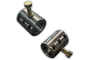 1.5" Tube Clamp - Steering, Roll Cages, Removable or Weldable- Ultra Heavy Duty 1/2" Thick Chromoly Steel - 1802. FabCo