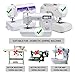 Sewing Machine Presser Foot KINGSO 3 Sizes Rolled Hem Pressure Foot Snap-On Presser Walking Foot for Low Shank Sewing Machine, Singer, Baby Lock, Brother, Janome (1/2'',3/4'',1'') (3 Sizes)