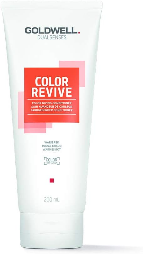 Goldwell Dualsenses Color Revive Conditioner, Cool Red, Refreshes Color, 200ml, 200 ml (Pack of 1)
