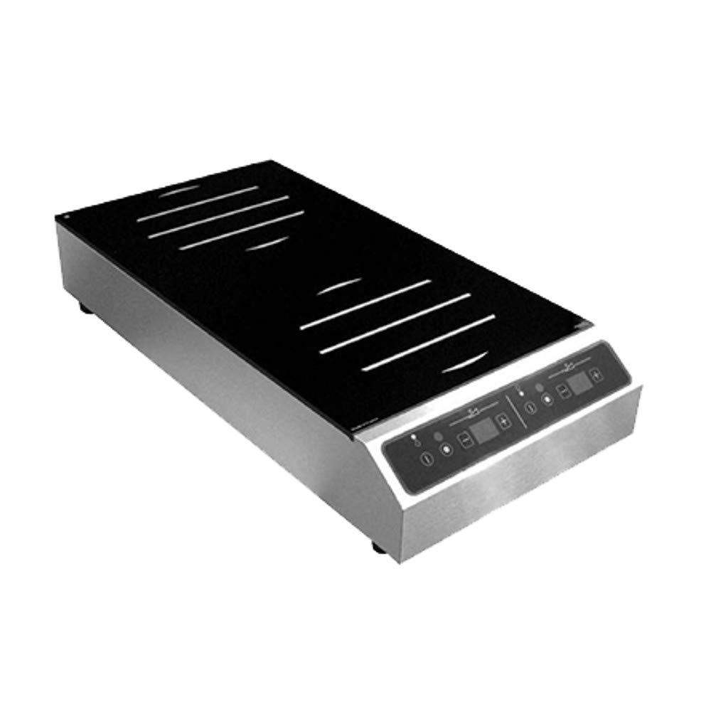 EquipexGL2-3500F Adventys Induction Range with Two 8' Front-to-Back Burners, Stainless Steel, 208/240v, NSF