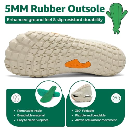 SAGUARO Barefoot Shoes Walking Shoes Men Women Breathable Non-Slip Minimalist Shoes