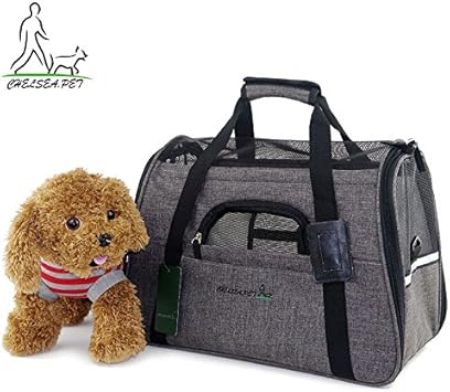 Jiwei Pet Carrier For Small Dogs Cats Travel Bags Under Seat Compatibility Airline Approved Luxury