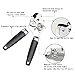 Pengxiaomei Can Opener, Stainless Steel Manual Can Opener with Sharp Cutting Wheel, Smooth Edge, Easy Turn Design