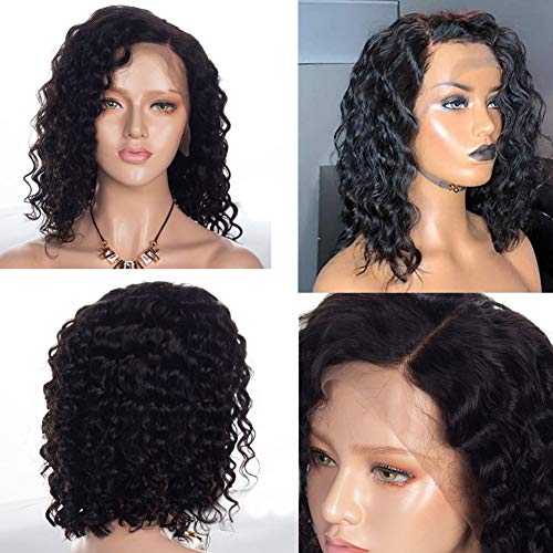 Ugrace-Hair-Lace-Front-Wigs-150-Density-Water-Wave-Human-Hair-Wigs-Brazilian-Virgin-Hair-Wigs-Water-Wave-Lace-Front-Short-Bob-Wigs-Pre-Plucked-Natural-Hairline-With-Baby-Hair-12-inch-Water-Bob-Wig