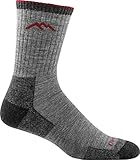 Darn Tough Vermont Men's Hiker Micro Crew Cushion Socks, Charcoal, Large