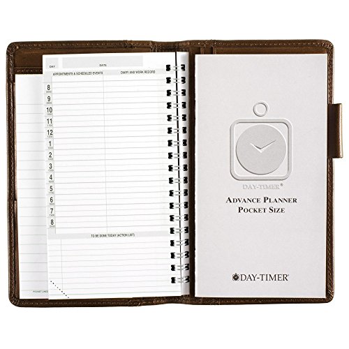 DayTimer 8884402A DayTimer Aviator Distressed Leather Wallet Starter