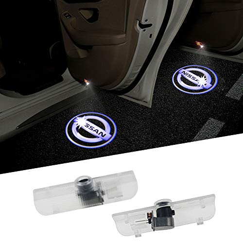 Aukur 2PCS Logo Projector Car Door LED Lighting Entry Projector for Nissan