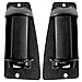 Brock Replacement Driver and Passenger Rear Outside Outer Door Handles compatible with 99-06 Silverado Sierra Extended Cab Pickup Truck