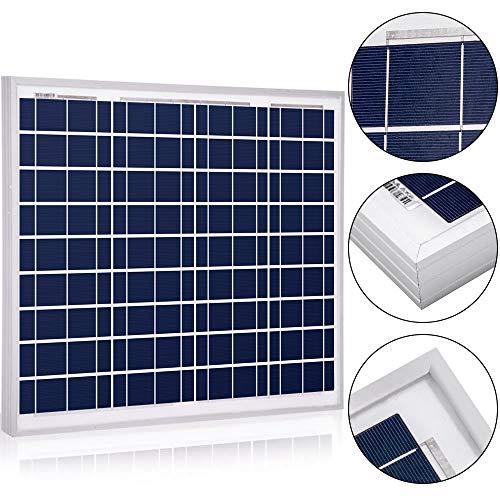 ACOPOWER 50w Watts Solar Charger Kit, 12Volts Polycrystalline Solar Panel & 5A Charge Controller for RV, Boats, Camping; w USB 5V Output as Phone Charger (50w Kit with SAE) - Thumbnail 4