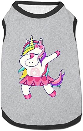 Dog Vest, Fabulous Dabbing Unicorn Printed Pet Clothing Pet Costume Small Pet Dog Puppy Cat Clothes Apparel T Shirt Vest