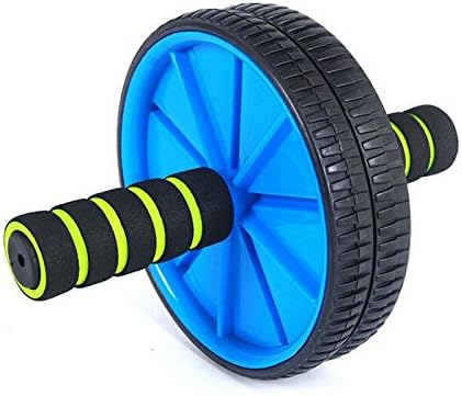 Dual Wheel Ab Roller with Mat for Gym Abdominal Exercise Fitness Equipment