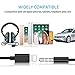 Dafanbe Aux Cord for iPhone 3.5mm Compatible with iPhone Xr/Xs MAX /8Plus/7 Plus 6/6Plus iPod/iPad 3.3ft Adapter Cable to Car/Home Stereo/Headphone/Car Stereo/Speaker/Headphone Adapter - Black