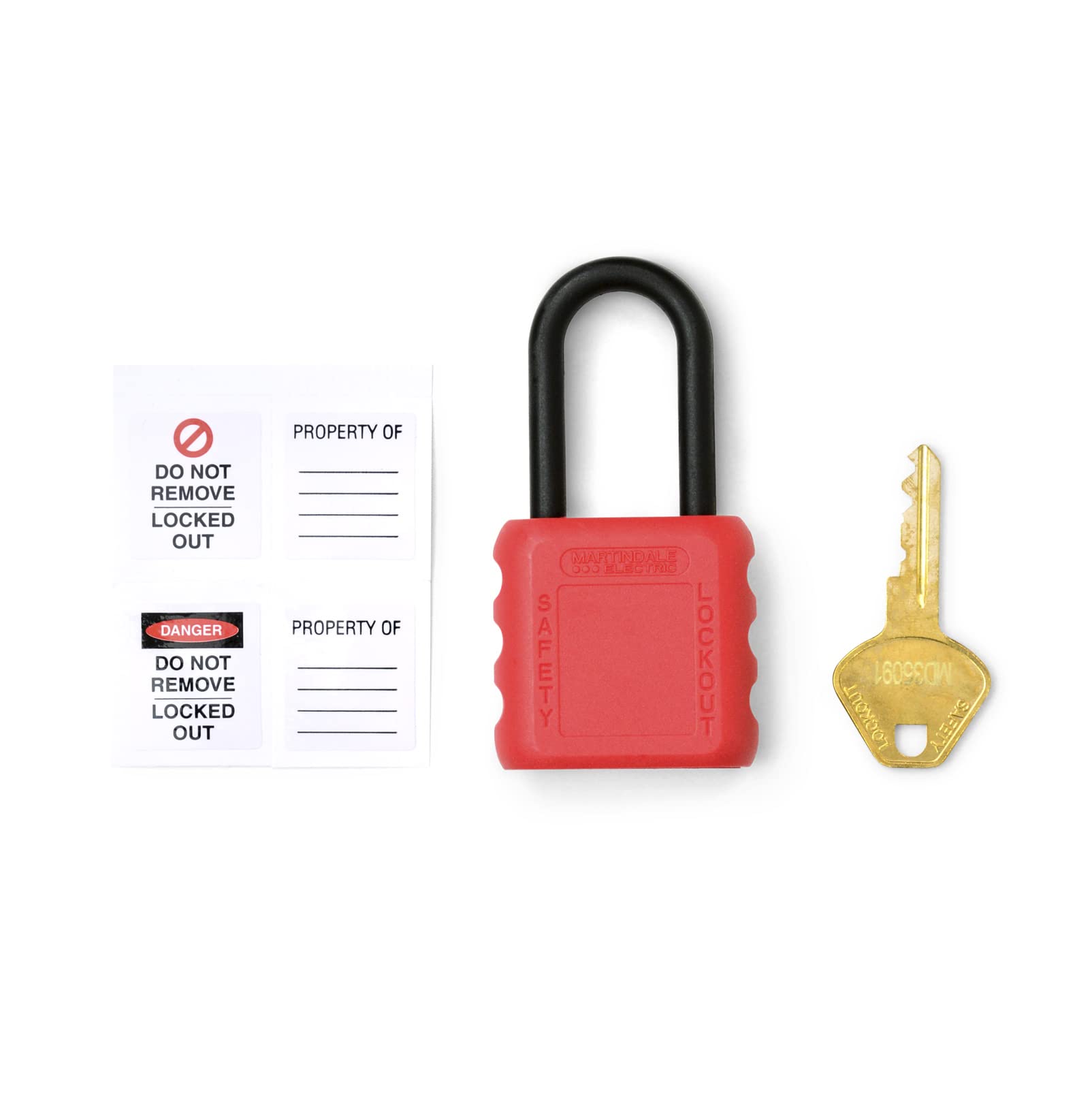 Martindale PAD21RD PAD21 Padlock, Red, One Size