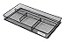 EasyPAG Mesh Collection Desk Drawer Organizer,10 x 5.25 x 1.25 inch, Black