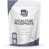 Dicalcium Phosphate Dihydrate DCPD Powder - 1 kg (2.2 lb) - Tablet & Capsule Flowing Agent - Food Anti-Caking Agent & Supplement Filler