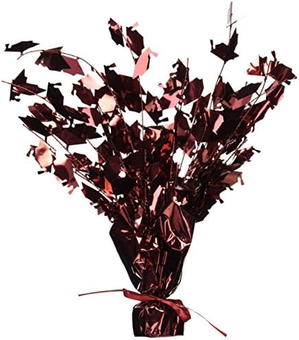 BeistleGraduation Cap Gleam 'N Burst Centerpiece (Maroon) Party Accessory (1/pkg), Red