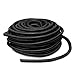 YXQ 100Feet 1/2 inch ID Corrugated Tubing Tube Non-split PE Bellows Pipe Black Preservative Electric Conduit Liquid Wire Loom Cable Cover Sleeve