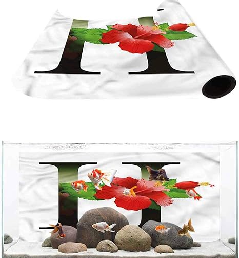 Scottdecor Jane Aquarium Backdrop Sticker Cartoon Style Festive Celebratory Design Rhombuses Flowers And Snowflakes Baby Name Background Sticker Multicolor Accessories Supplies Electronics Haler Com Pl