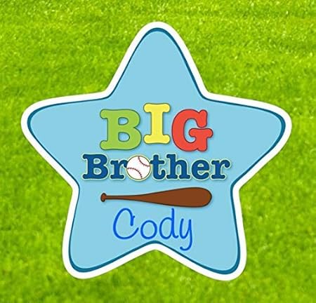 Amazon Com Cute News Custom Big Brother Star For Yard Stork Sign